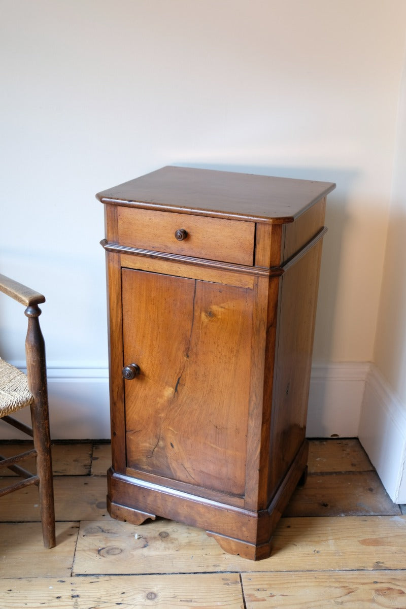 19th Century Walnut Bedside Cupboard