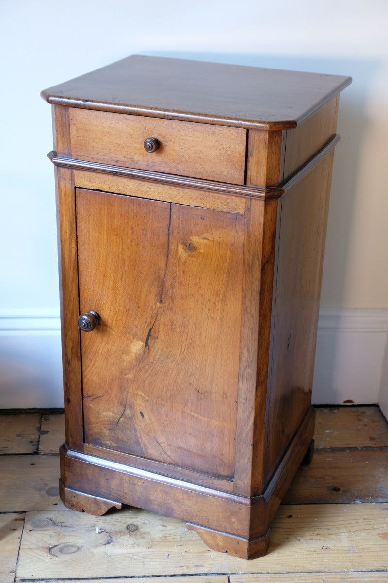 19th Century Walnut Bedside Cupboard