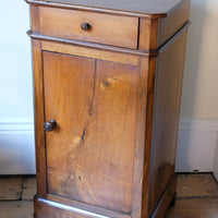 19th Century Walnut Bedside Cupboard