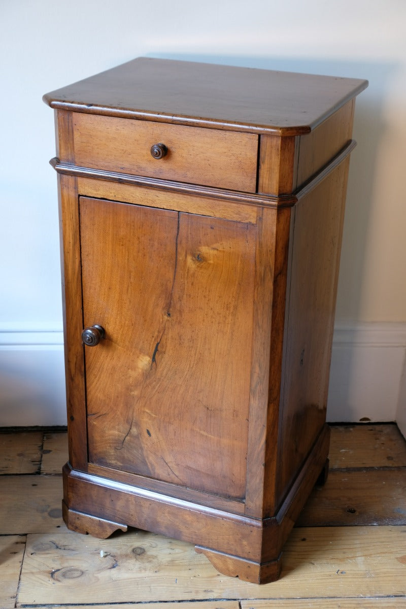 19th Century Walnut Bedside Cupboard