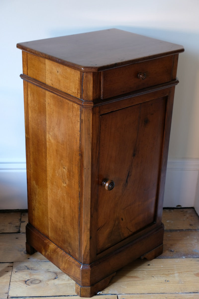 19th Century Walnut Bedside Cupboard