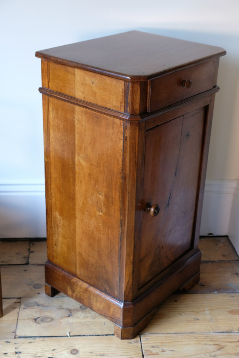 19th Century Walnut Bedside Cupboard