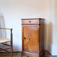 19th Century Walnut Bedside Cupboard