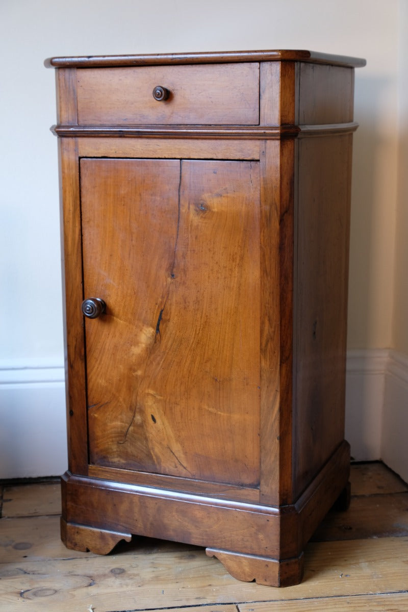 19th Century Walnut Bedside Cupboard