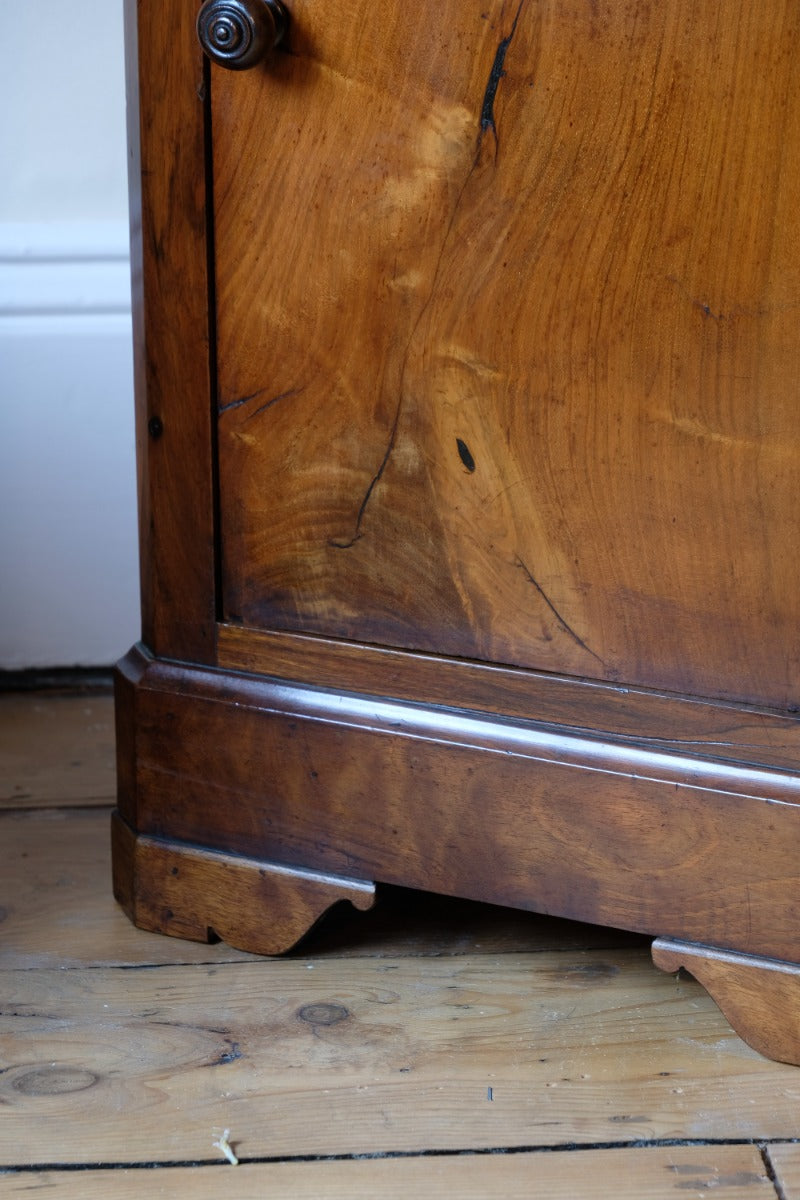 19th Century Walnut Bedside Cupboard