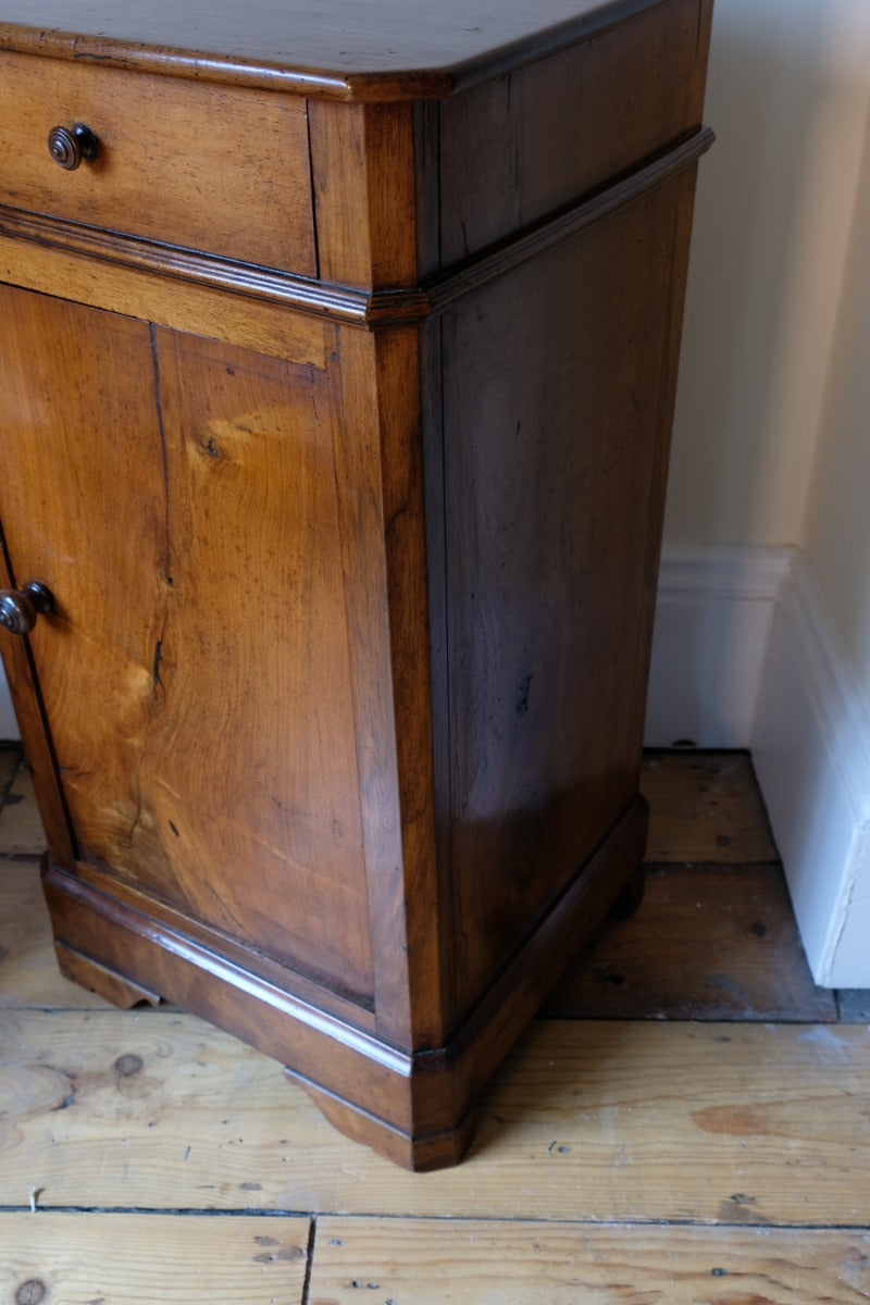 19th Century Walnut Bedside Cupboard