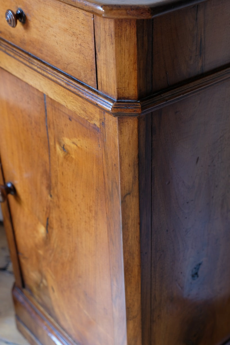 19th Century Walnut Bedside Cupboard