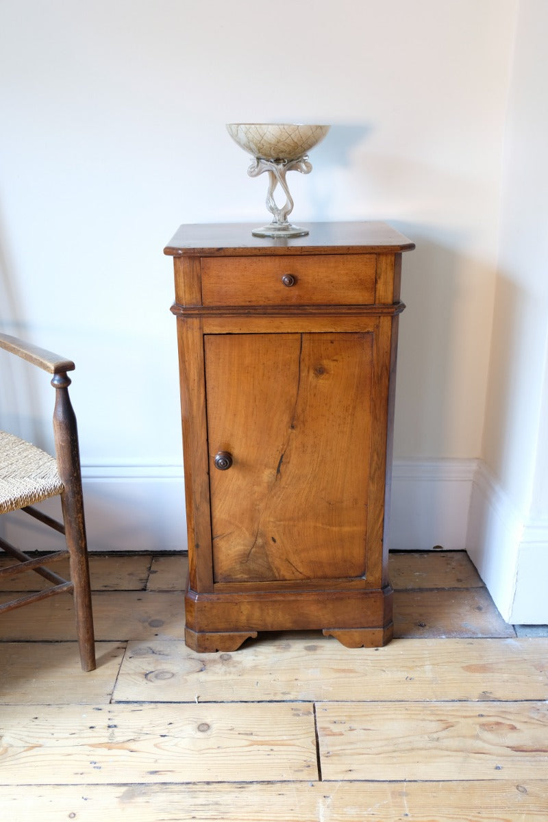 19th Century Walnut Bedside Cupboard