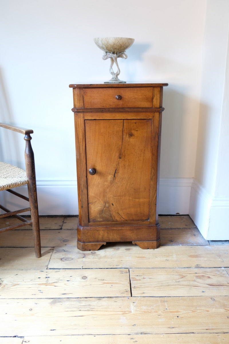 19th Century Walnut Bedside Cupboard