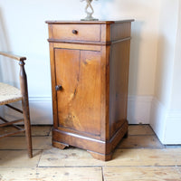 19th Century Walnut Bedside Cupboard