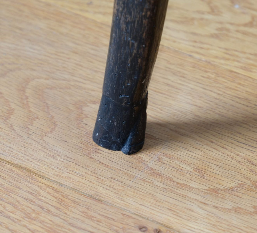18th Century Ebonised Side Table With A Single Drawer