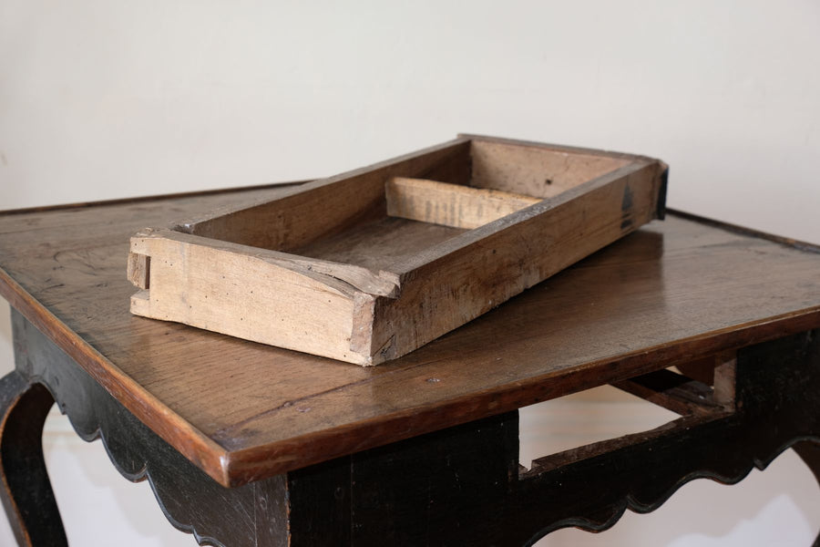 18th Century Ebonised Side Table With A Single Drawer