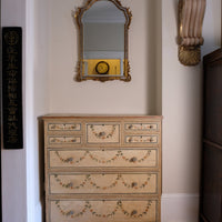 Antique French Painted Commode with Central Deep Drawer, Circa 1800