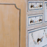 Antique French Painted Commode with Central Deep Drawer, Circa 1800Antique French Painted Commode with Central Deep Drawer, Circa 1800