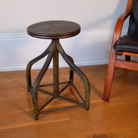 An Industrial Swivel Stool, Circa 1950