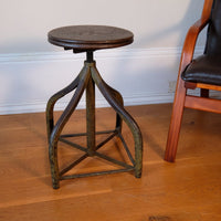 An Industrial Swivel Stool, Circa 1950