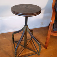 An Industrial Swivel Stool, Circa 1950
