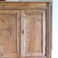 Late 19th Century Pine Rustic Two Door Cupboard