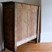 Late 19th Century Pine Rustic Two Door Cupboard