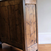 Late 19th Century Pine Rustic Two Door Cupboard