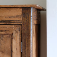 Late 19th Century Pine Rustic Two Door Cupboard