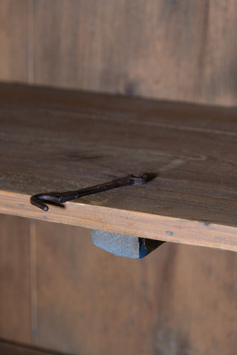 Late 19th Century Pine Rustic Two Door Cupboard