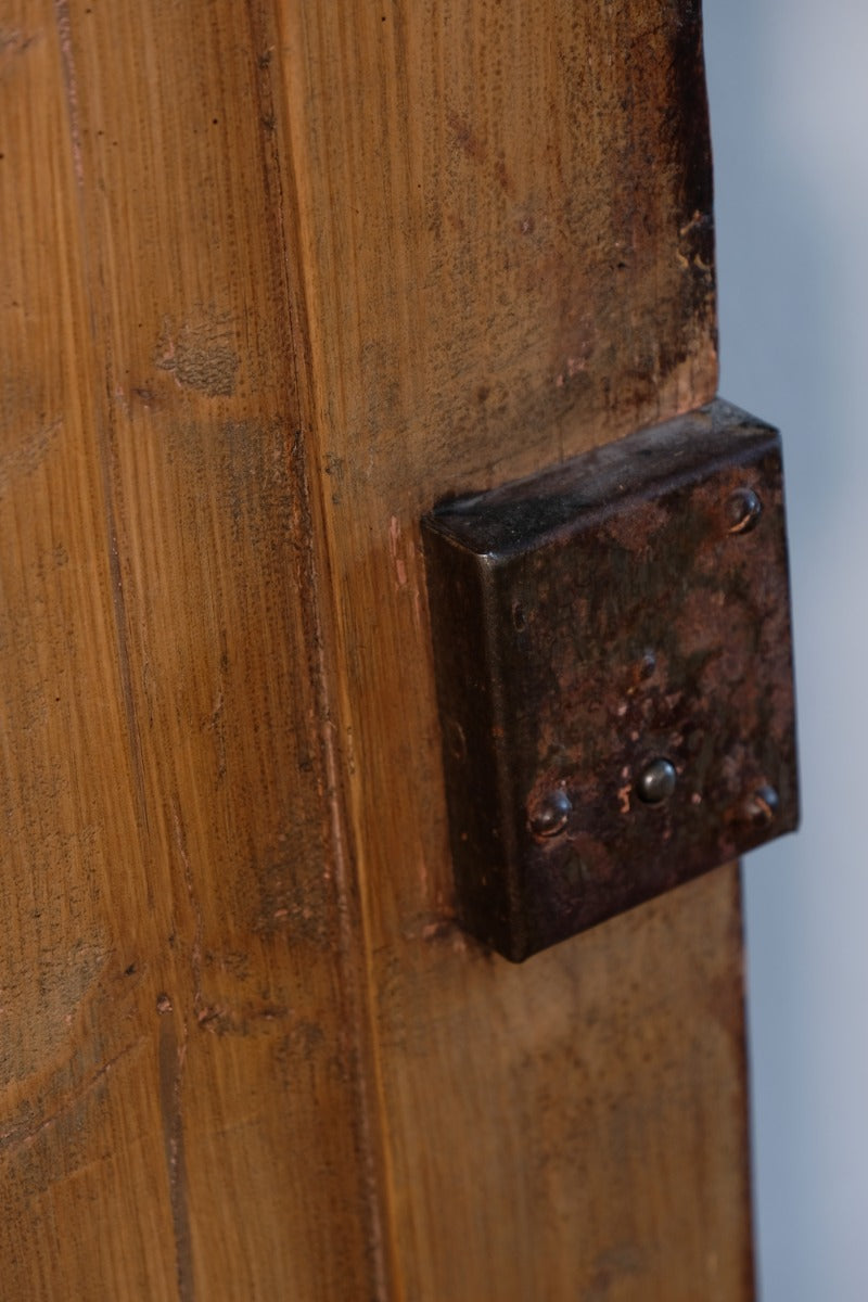 Late 19th Century Pine Rustic Two Door Cupboard