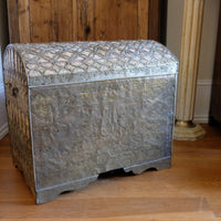 Ornate Marriage Chest Adorned with Moorish Inlay & Jeweled Accents