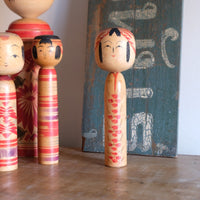 Wooden Carved & Painted Kokeshi Japanese Doll 1001619