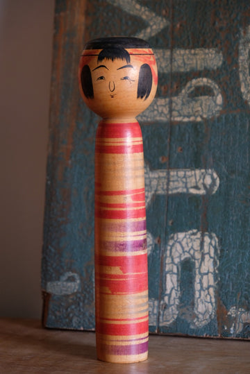 Vintage Japanese Kokeshi Carved Doll 1001620