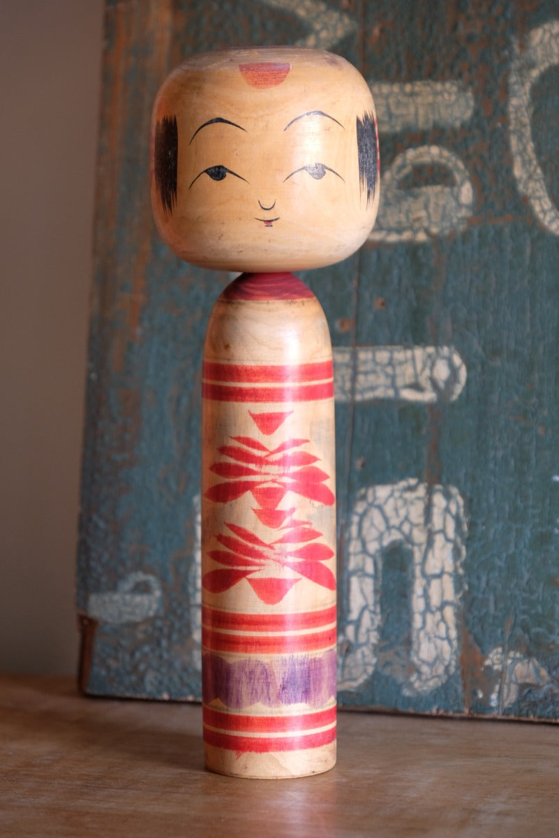 Vintage Japanese Kokeshi Doll Signed By The Artist Maker