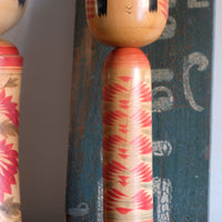 Handcrafted Vintage Japanese Kokeshi Doll with Artist Signature