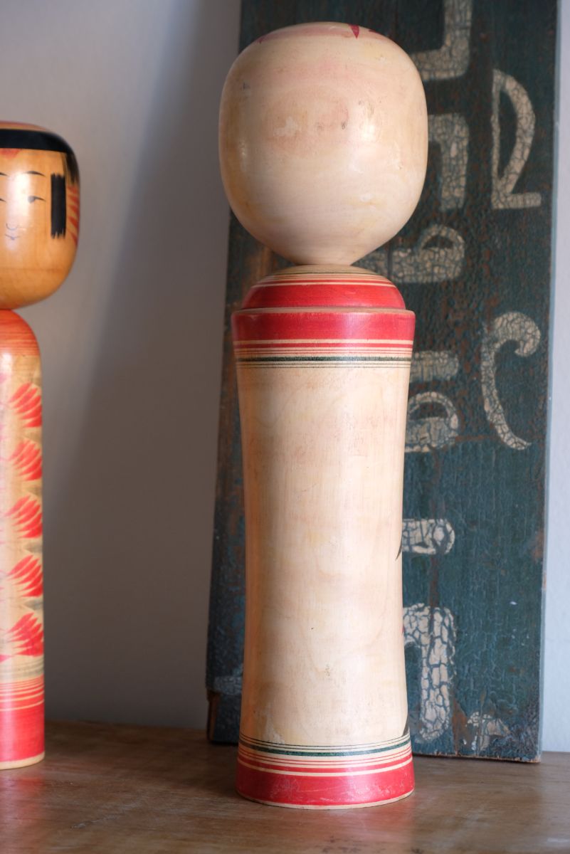 Signed Vintage Kokeshi Doll by Japanese Artisan