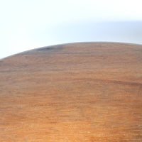 Late Victorian mahogany oval tilt-top tripod table with open reed column detail