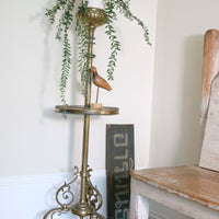 19th Century Jardinière and Onyx Circular Table