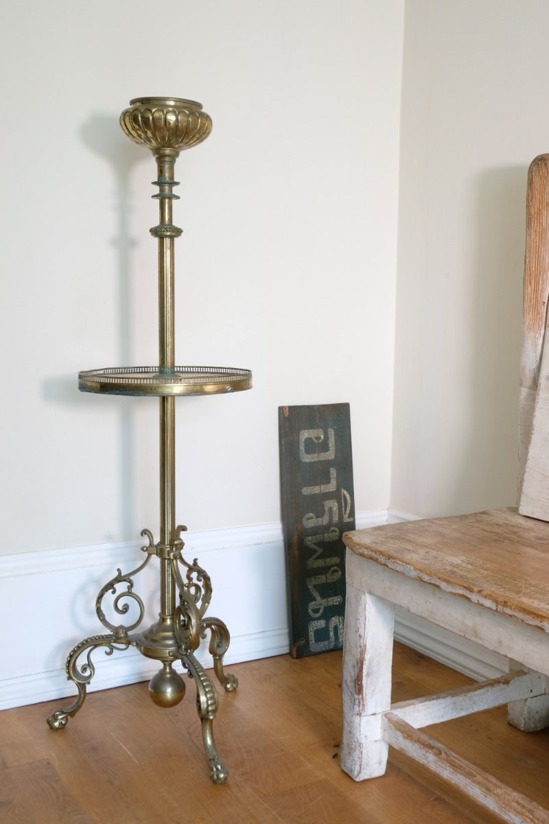 19th Century Jardinière and Onyx Circular Table