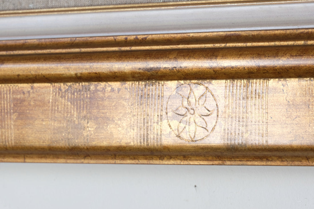 frame close up - Triptych Oil on Canvas Fruit Painting by Frederique Ferron – Abstract Still Life Art