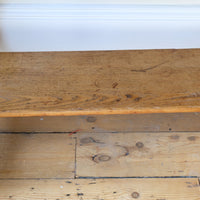 Antique Victorian ash side table Harrison and Son Blackburn with drawer and pot board