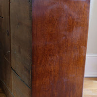 Side view - Victorian Mahogany Chest of Drawers – 2‑over‑3 Large Storage