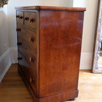 Other side view of a Victorian Mahogany Chest of Drawers – 2‑over‑3 Large Storage