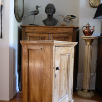 Vintage Pine Cupboard With Single Door