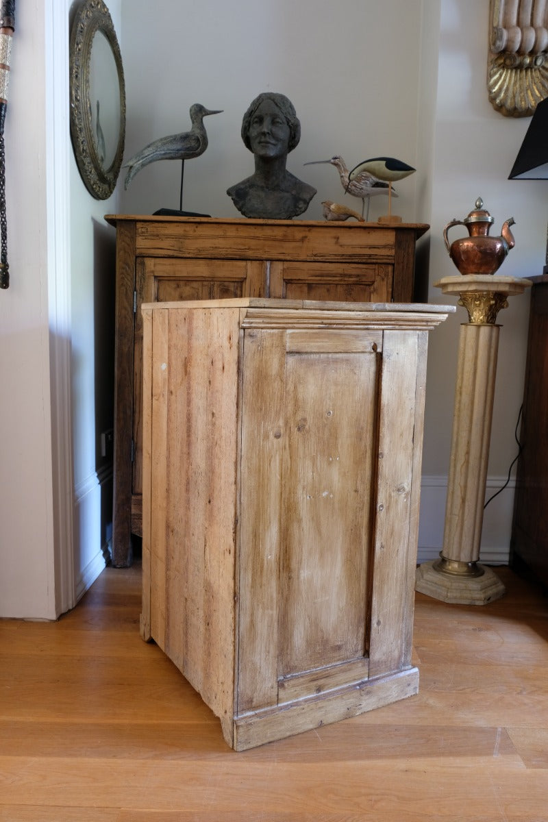 Vintage Pine Cupboard With Single Door