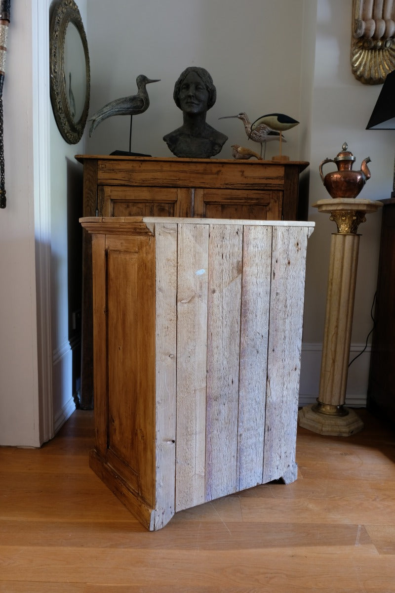 Vintage Pine Cupboard With Single Door