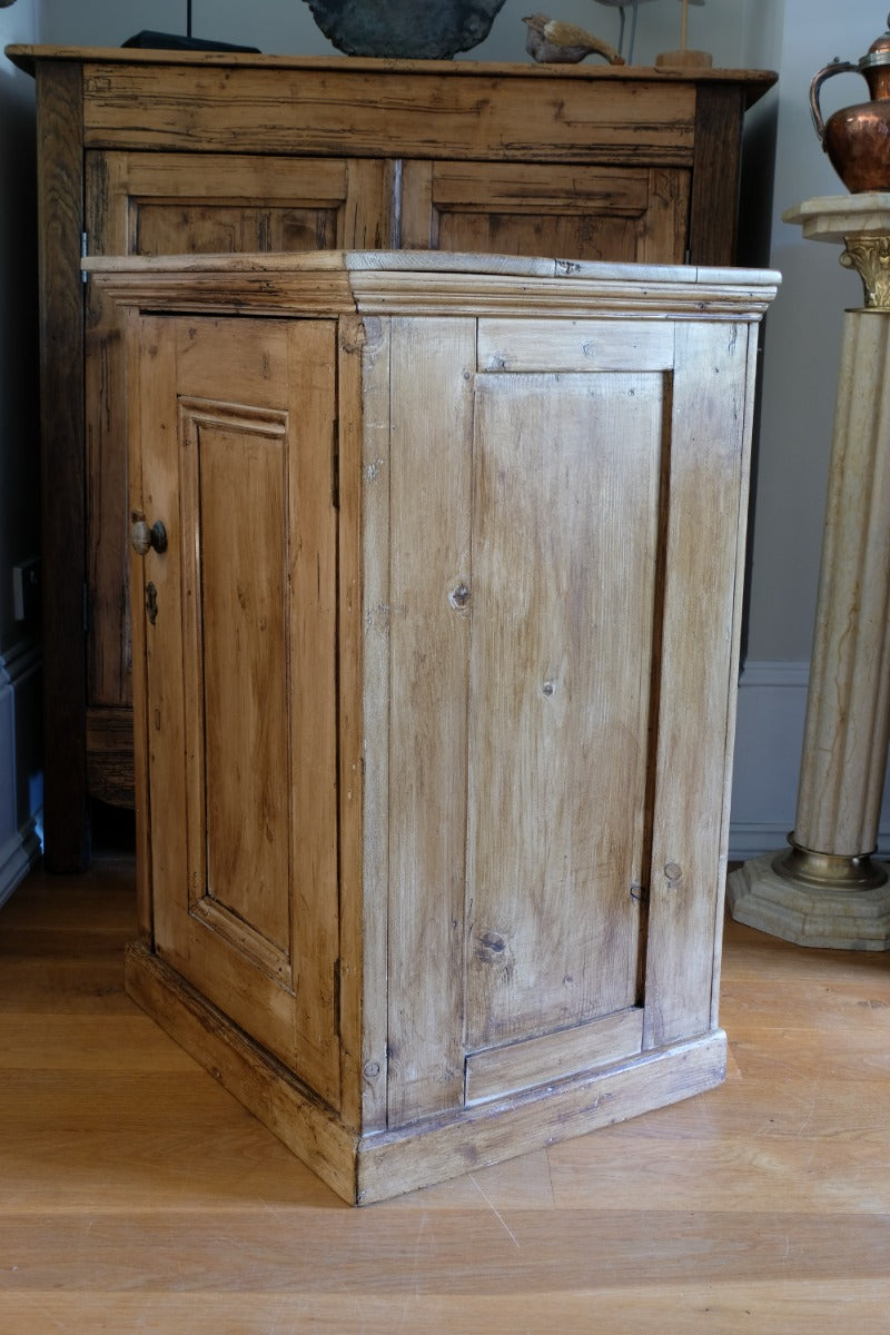 Vintage Pine Cupboard With Single Door