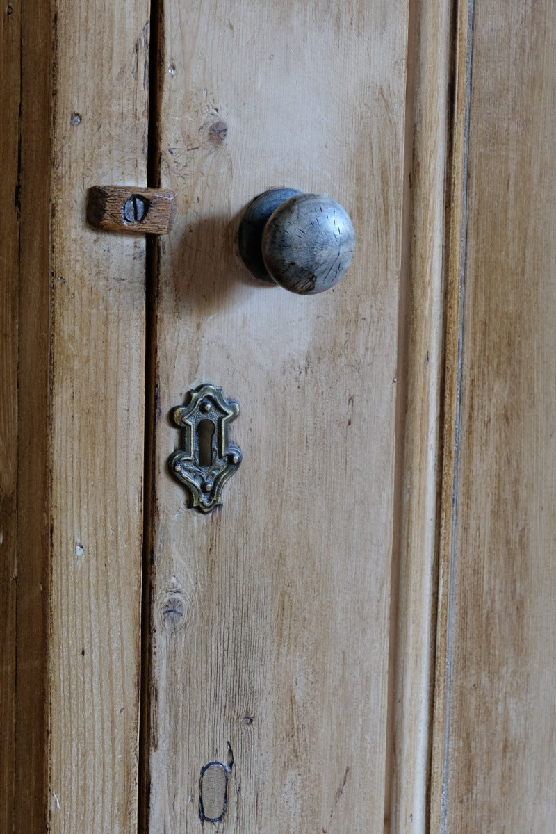 Vintage Pine Cupboard With Single Door