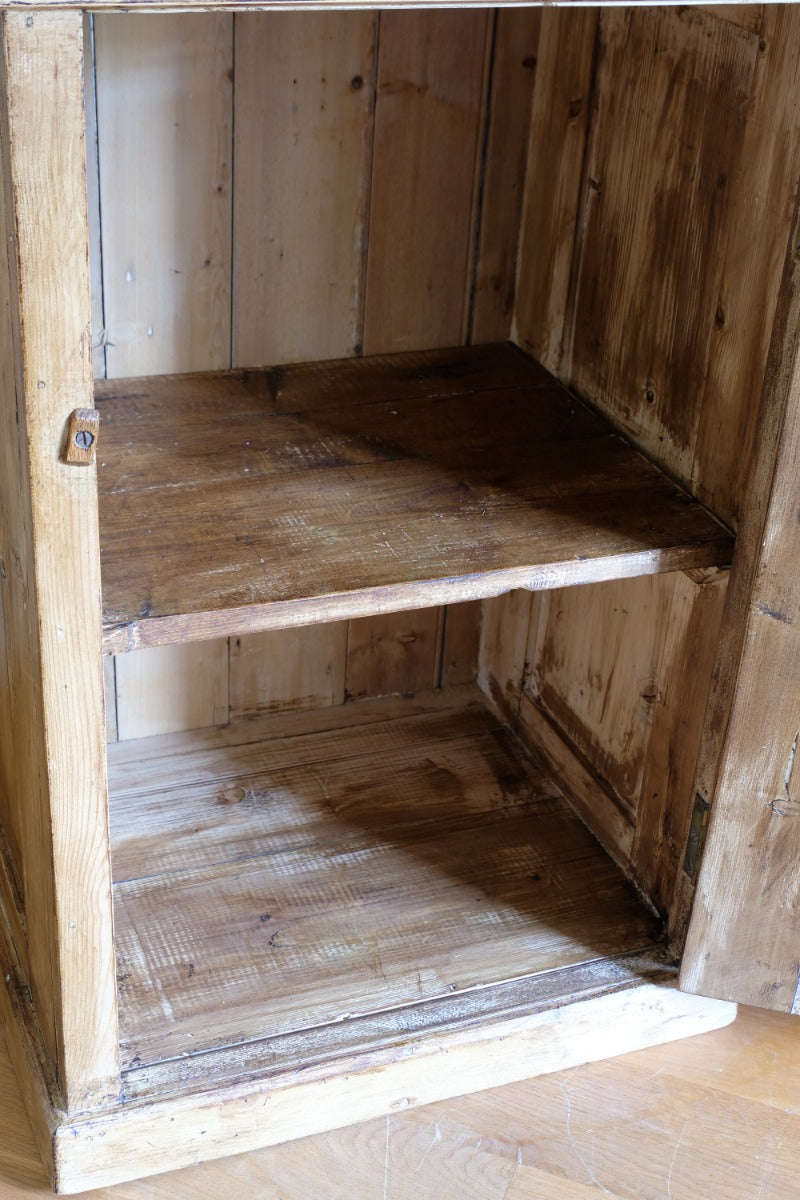 Vintage Pine Cupboard With Single Door