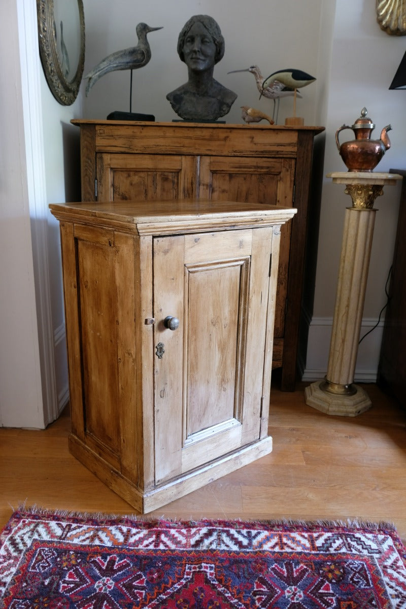 Vintage Pine Cupboard With Single Door