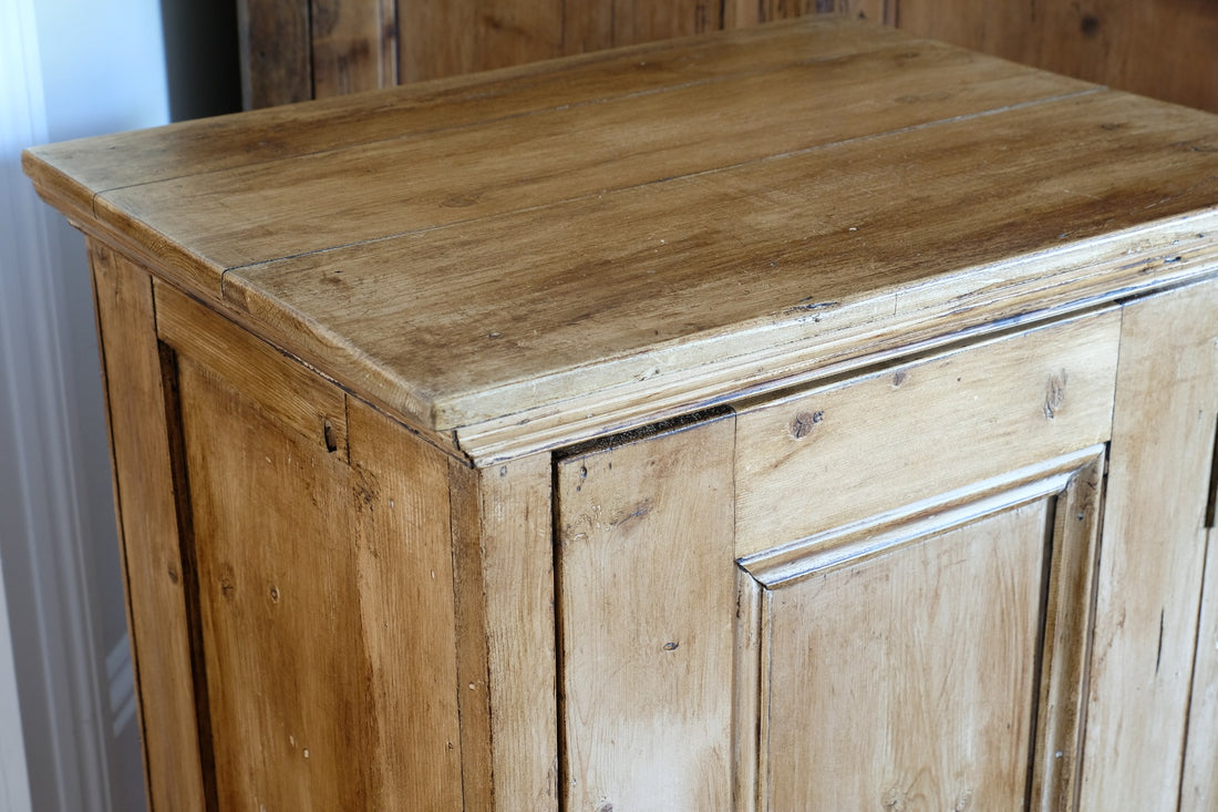 Vintage Pine Cupboard With Single Door