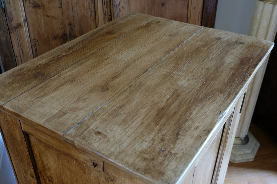 Vintage Pine Cupboard With Single Door