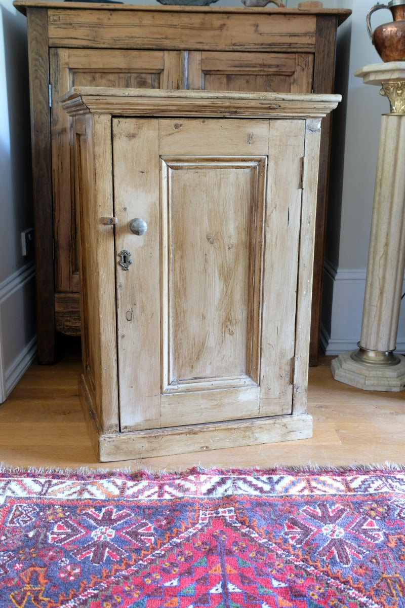 Vintage Pine Cupboard With Single Door